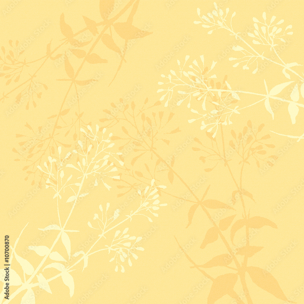 Obraz premium Background Floral Silhouette