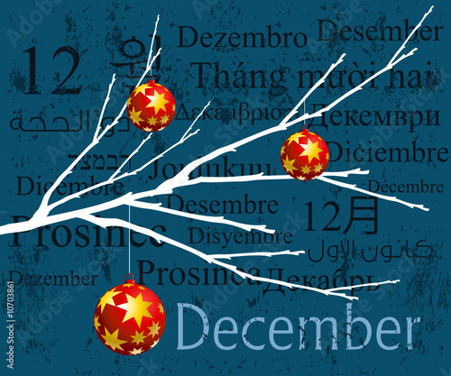 Months Concept December