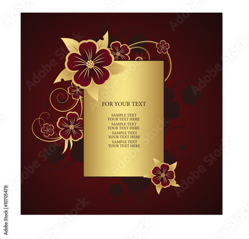 golden frame for text