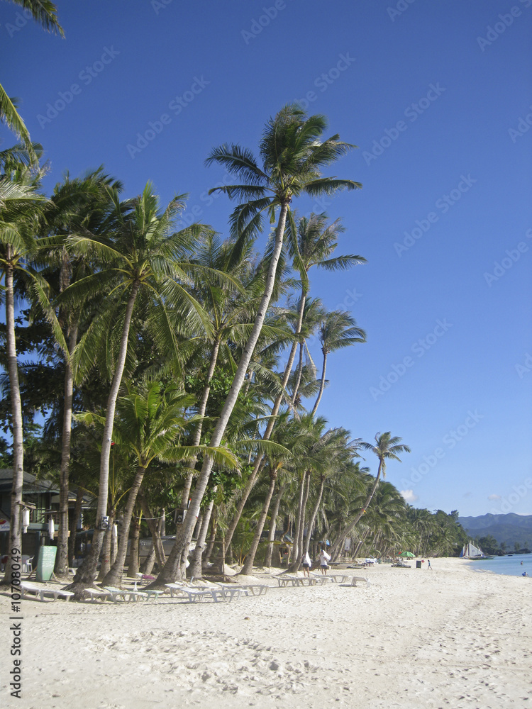 Naklejka premium Paradise beach, Boracay, Philippines