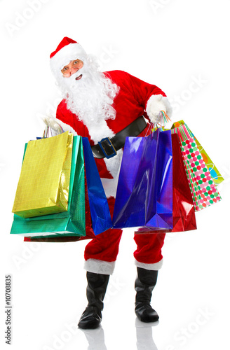 Shopping Christmas Santa