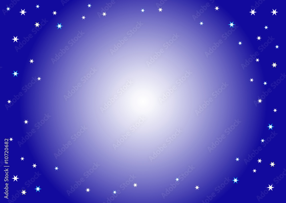 Obraz premium White radial gradient on star spangled blue
