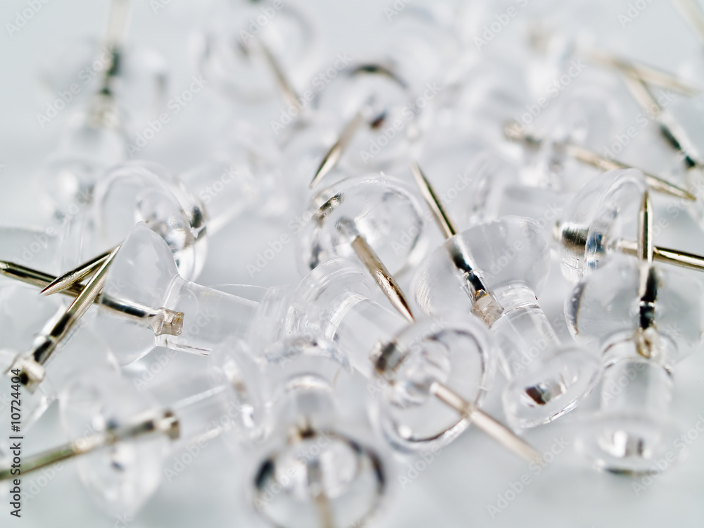 Clear Thumb Tacks 2 Clear Thumb Tacks 2