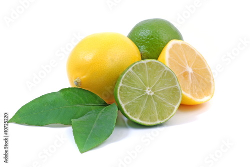 Zitrone und limette