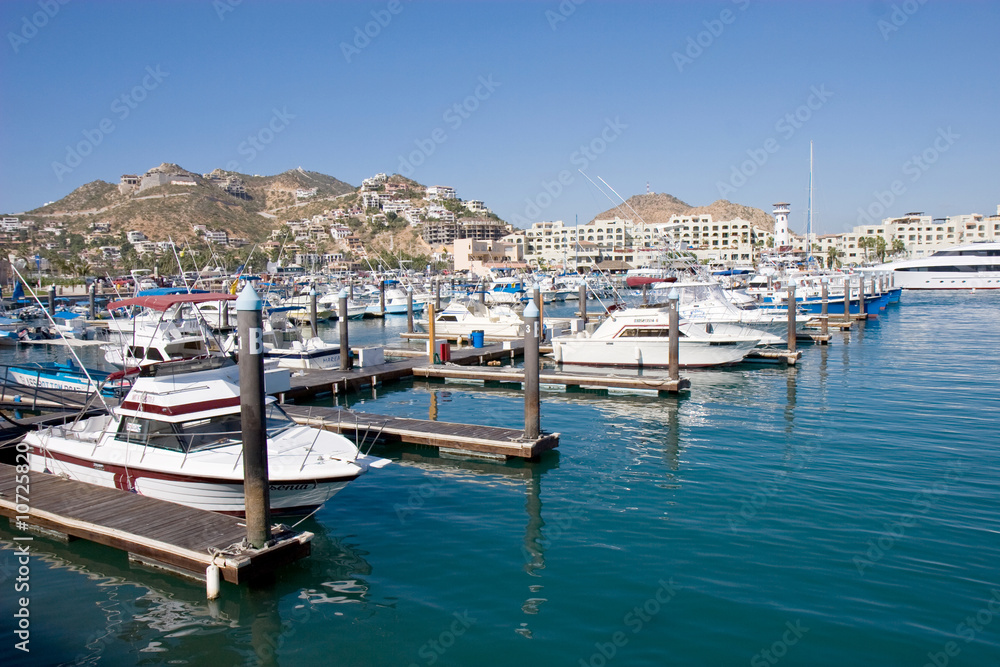 Small harbor in Cabo San Lucas