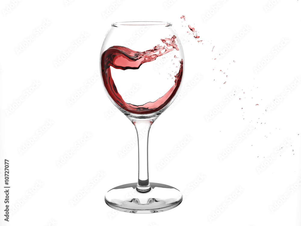 wine glasses with wine heart-like curl inside wine glasses with wine heart-like curl inside