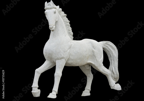 Classic era greek ancient replica statue of a horse