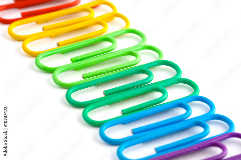 A row of Paperclips A row of Paperclips