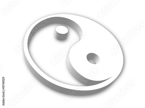 3D Ying & Yang Symbol