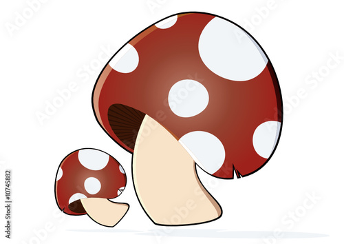 pilz fliegenpilz cartoon