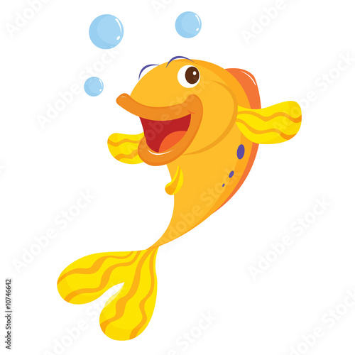 illustration of a fish - isolated on a white background
