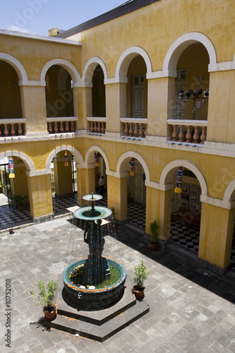 Canvastavla bâtiment créole