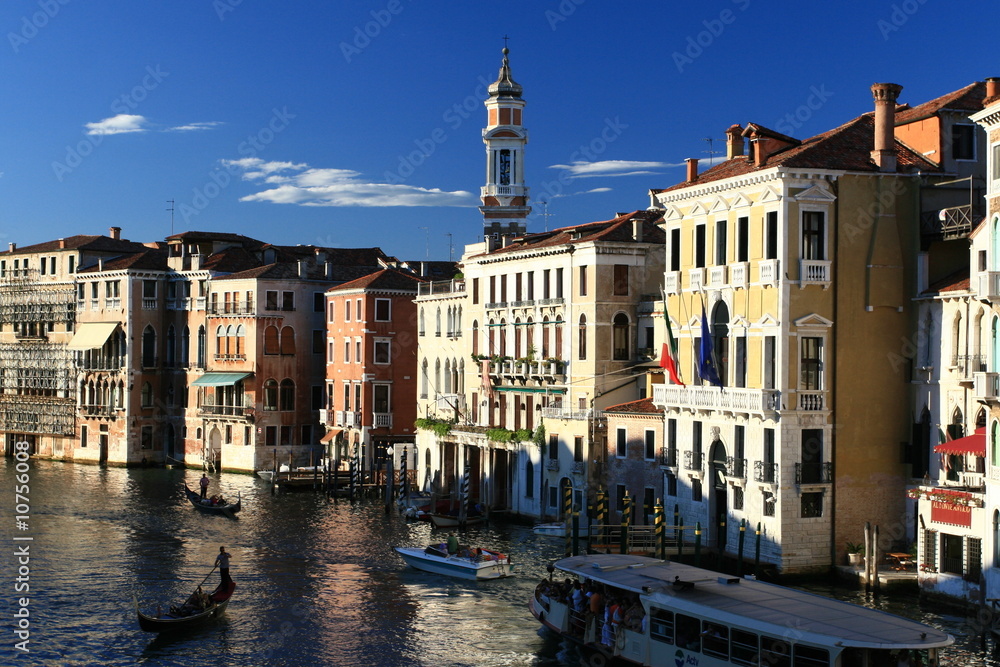 View from Ponte di Rialto in Venice