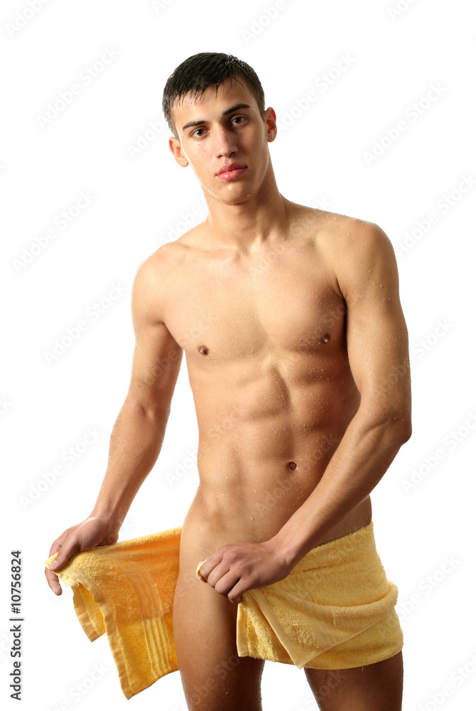 Young Man after Shower