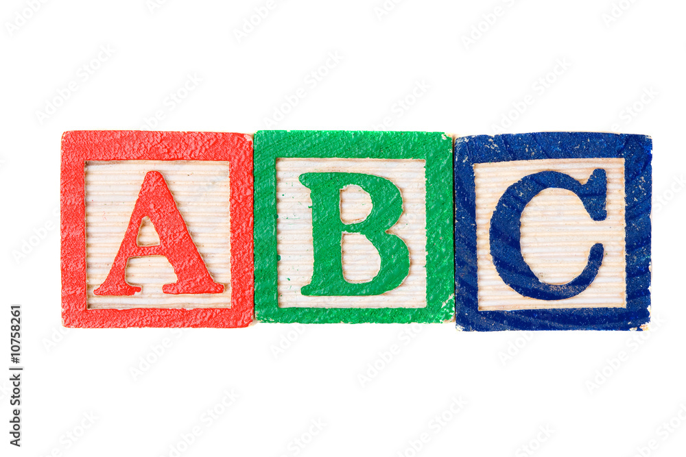 Alphabet blocks Alphabet blocks