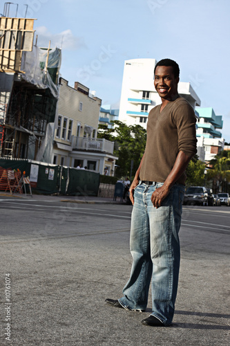 Man standing on the streets