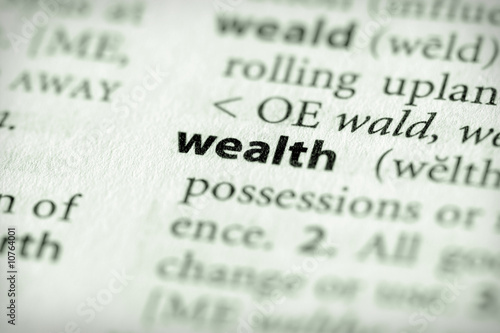 Dictionary Series - Economics: wealth