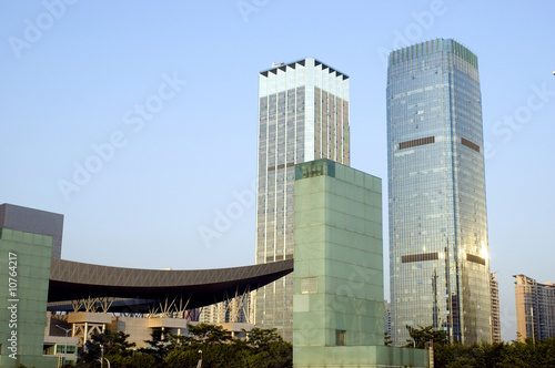 City with modern skyscrapers