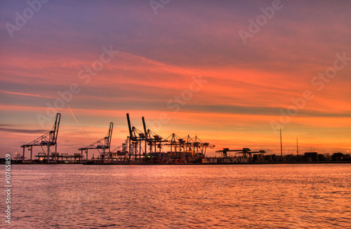 The port of Rotterdam