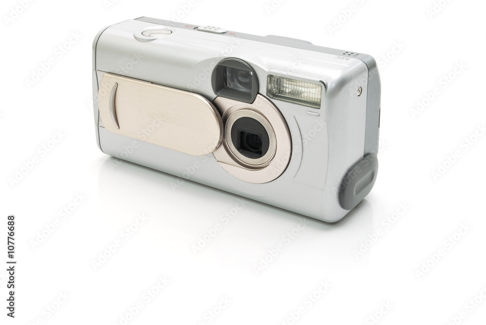 The silvery digital camera