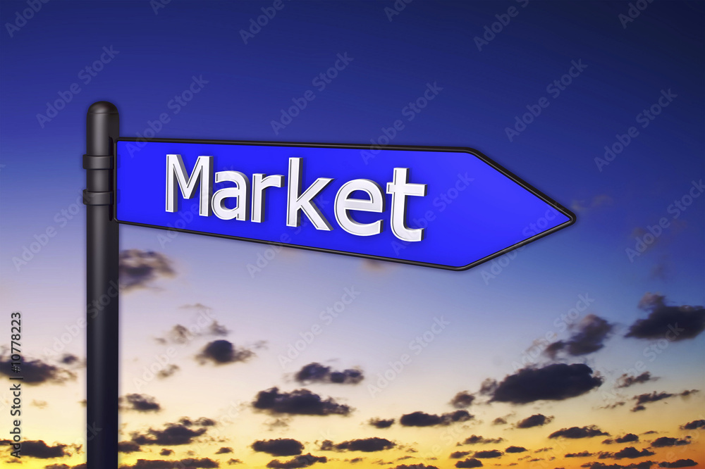 Obraz premium market