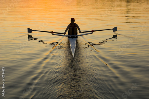 Canvas Print Solo Rower