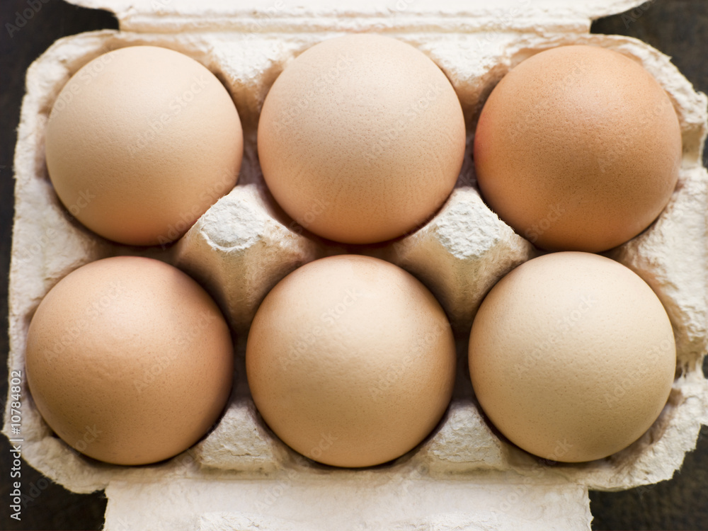 Fresh Eggs In Box Fresh Eggs In Box