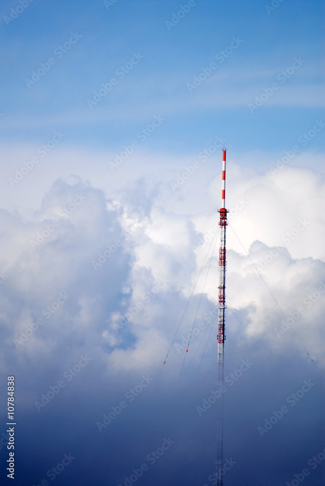 himmel, wolken, sendemast himmel, wolken, sendemast