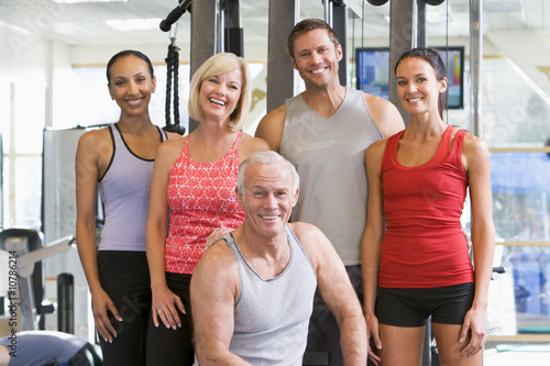 Portrait Of Men And Women At The Gym