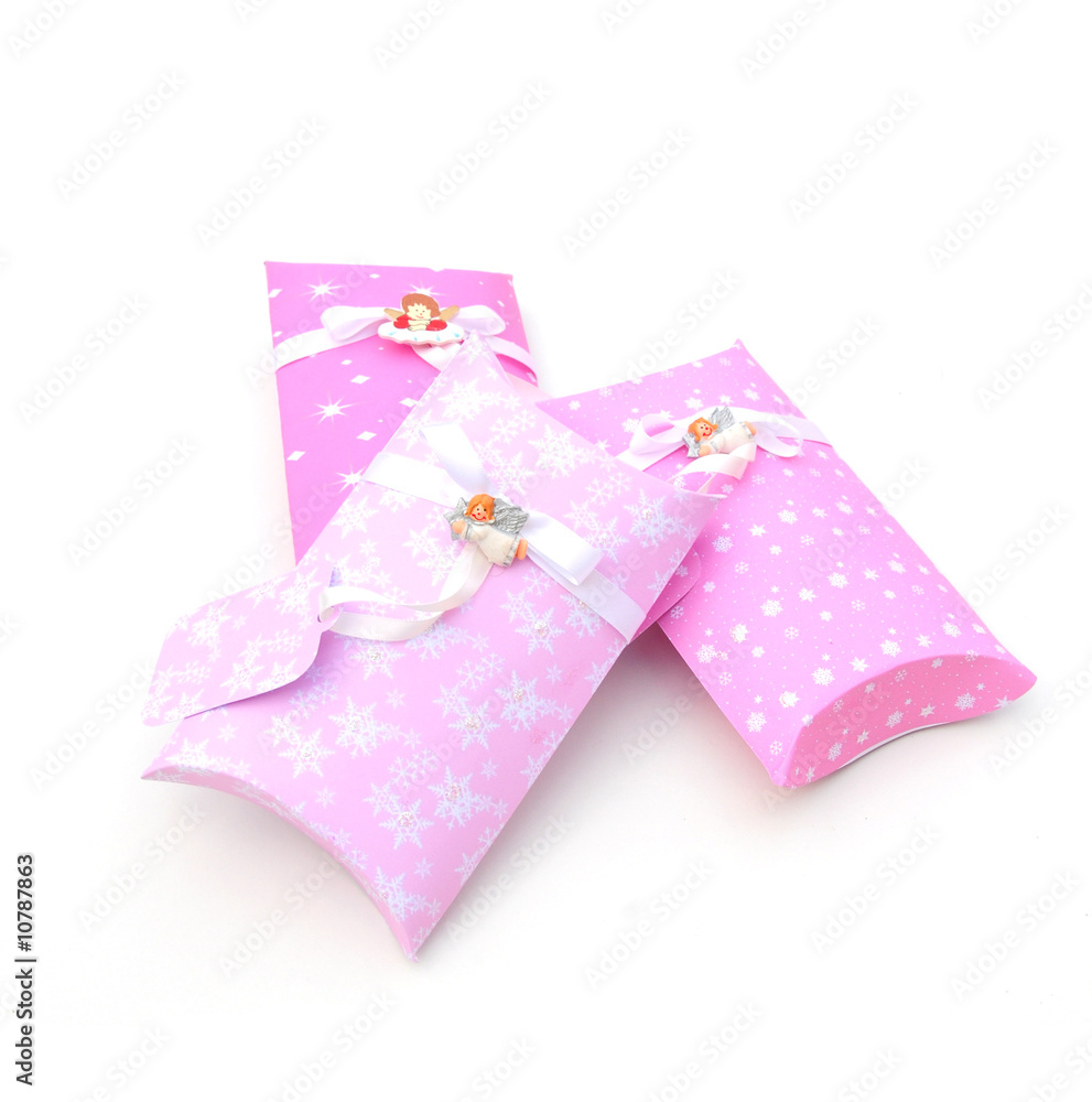 Pink gift boxes Pink gift boxes