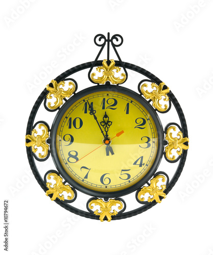 Decorated clock