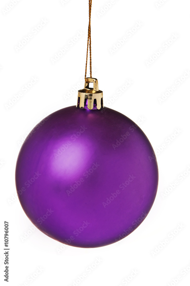 Christmas decoration on white background