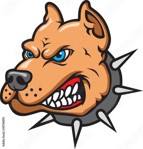 Pit Bull Mascot Logo