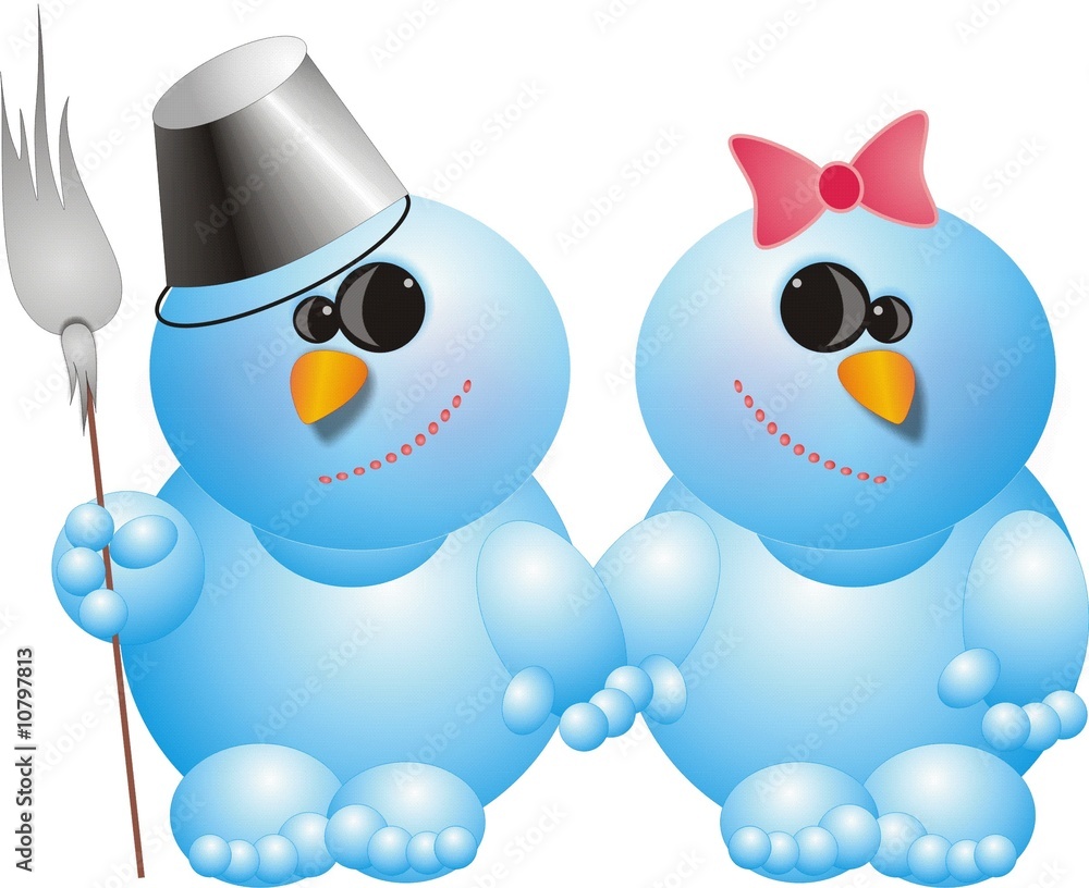 Obraz premium snowman