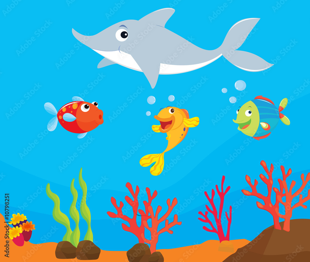 reef fish illustration reef fish illustration