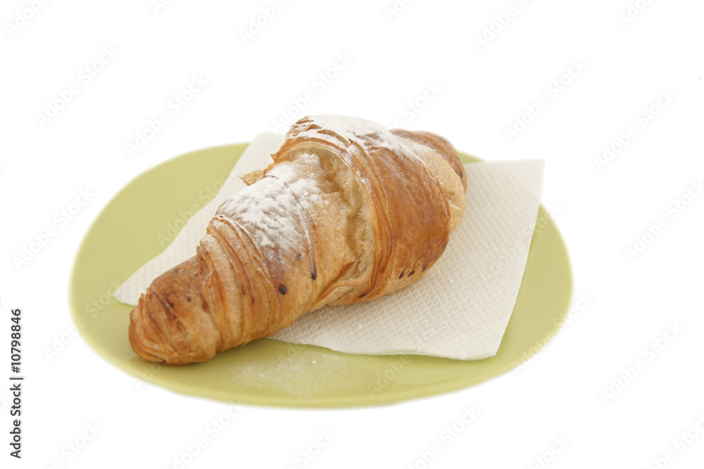 Croissant with path Croissant with path