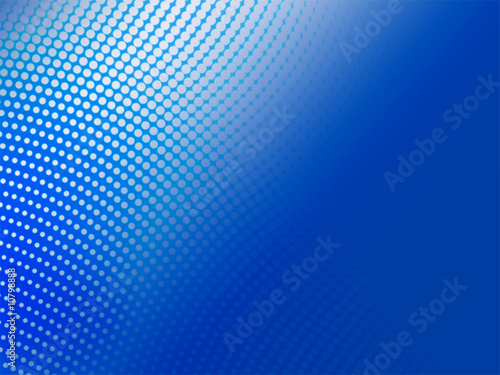 Halftone blue abstract background