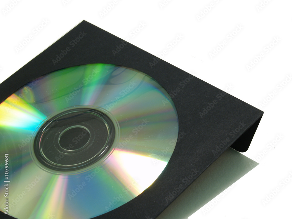 Fototapeta premium CD in black sleeve