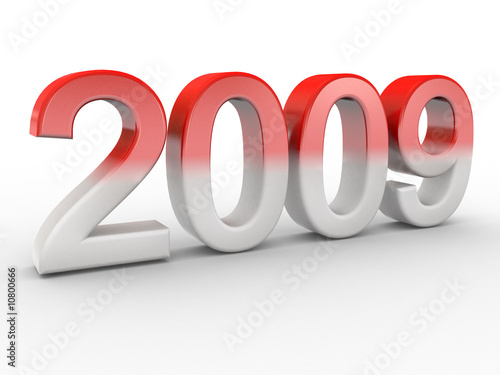 3D 2009 year numbers