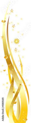 ornementation en or