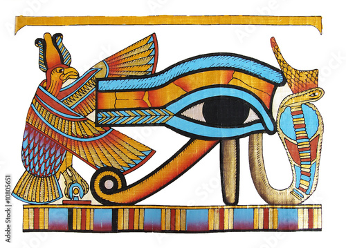 Canvas Print egyptian papyrus