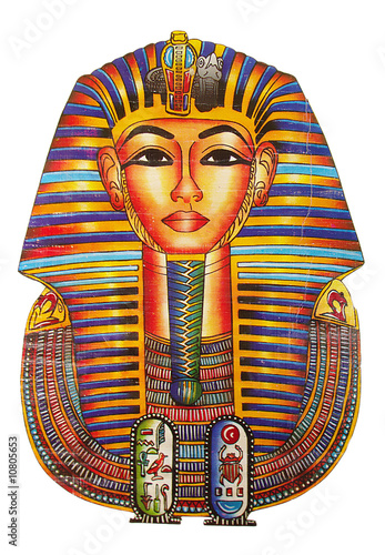 Fototapeta egyptian symbol - pharaoh drawing