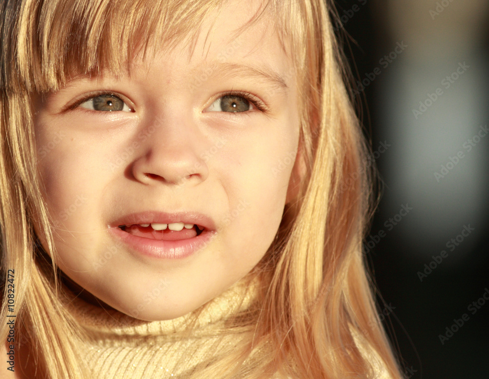 Cute smiling child Cute smiling child