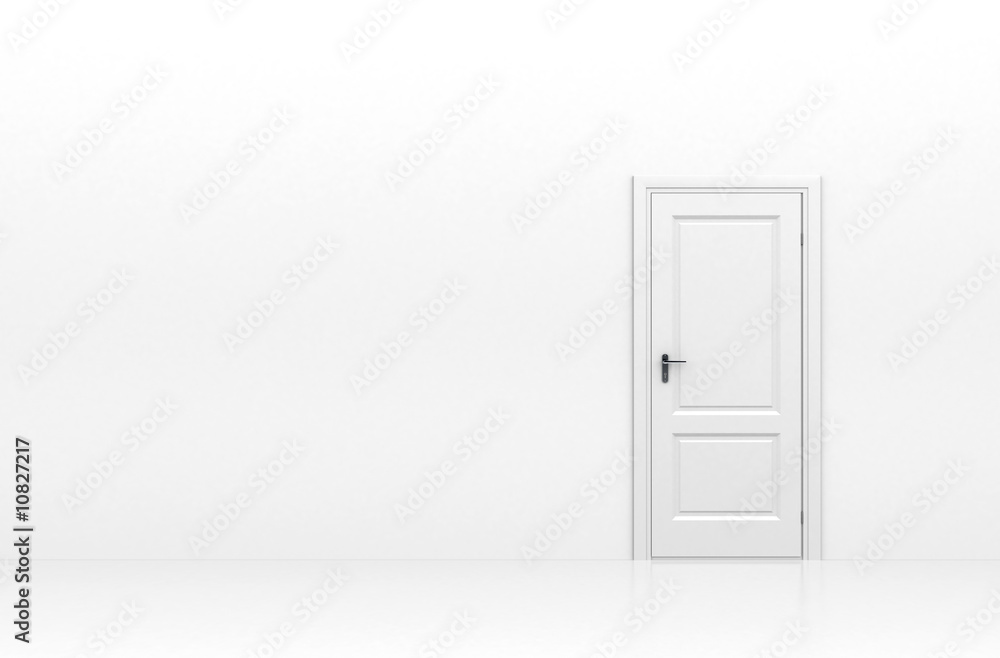 Door isolated on white Door isolated on white
