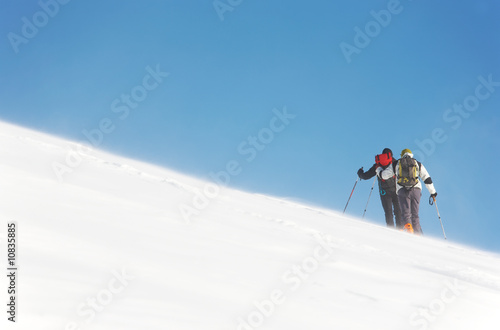 Backcountry skiers