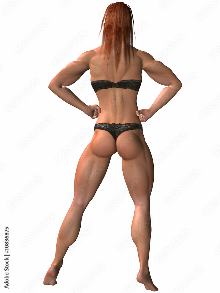 Weiblicher Bodybuilder Weiblicher Bodybuilder