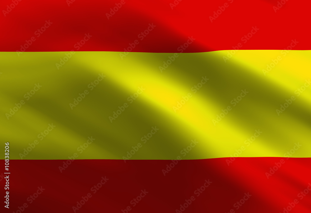 Naklejka premium Spanish flag