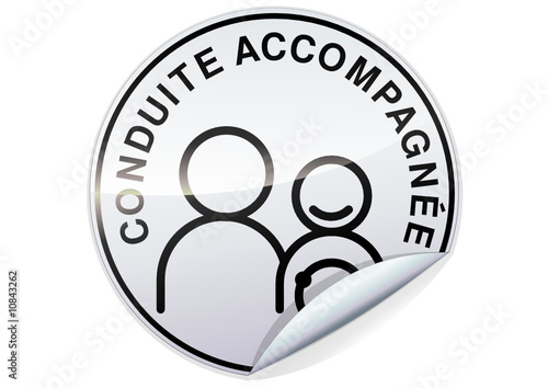 Sticker Conduite Accompagnée (détouré)