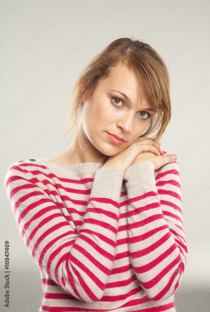 Young beautiful woman