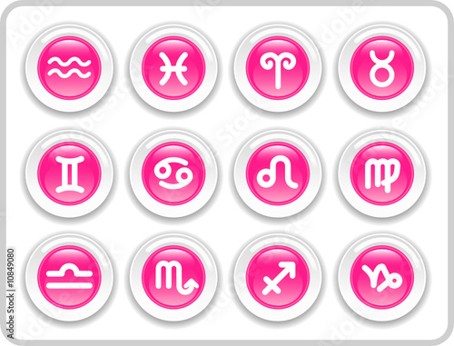 Zodiac vector iconset
